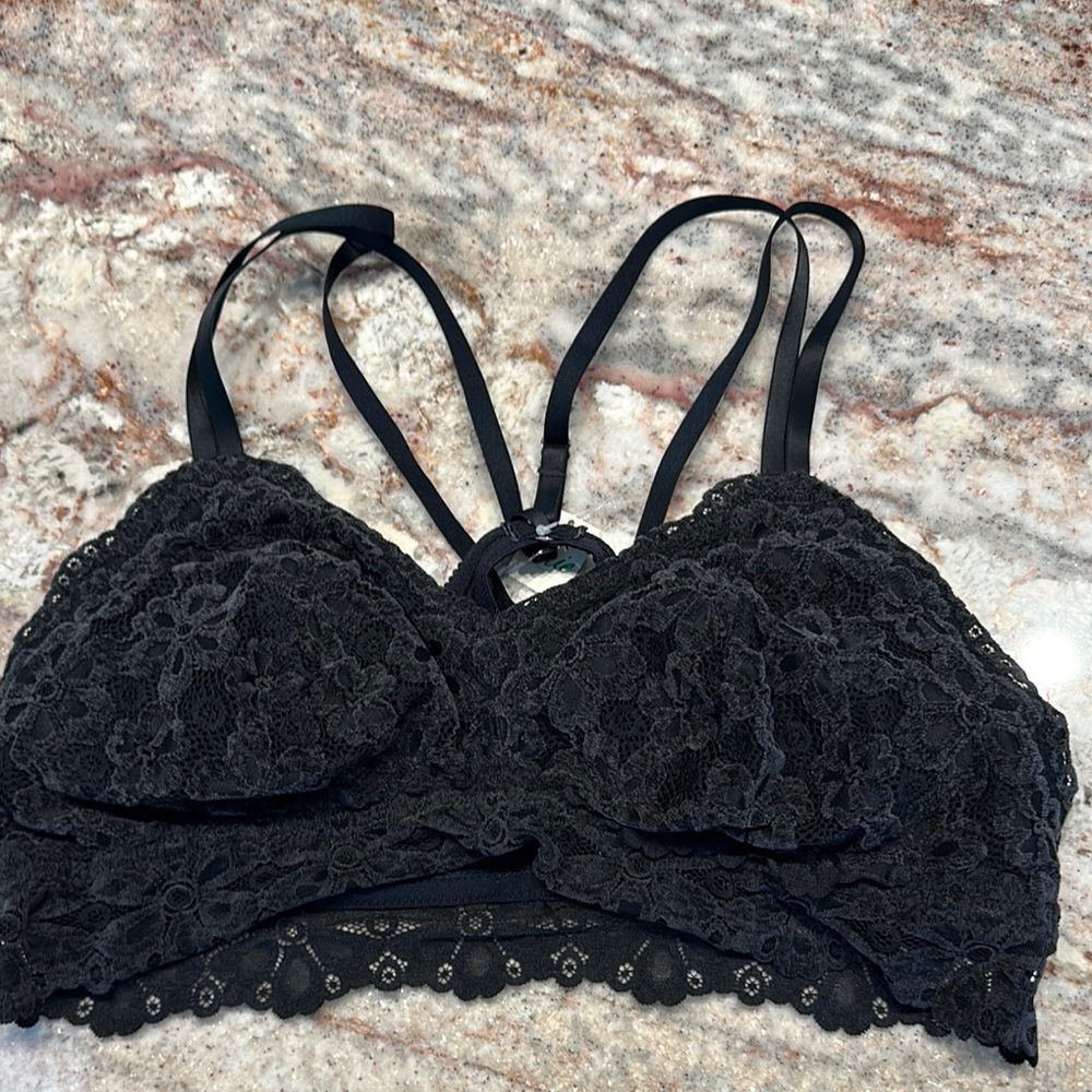 Elegant Black Lace Bralette